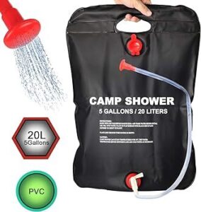 DOTSOG Portable Outdoor Solar Shower Bag 5 Gallon Img