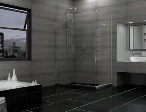 DreamLine Unidoor Frameless Hinged Shower Enclosure 2 Img