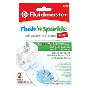 Fluidmaster Flush’n Sparkle Toilet Bowl Cleaning Refills System Img