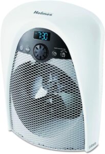 Holmes Digital Bathroom Heater Fan with Pre-Heat Timer img