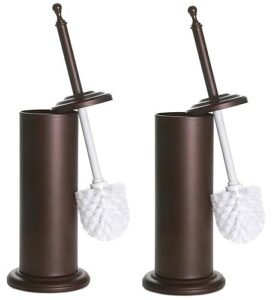 Home Intuition Bronze Toilet Brush and Holder Img