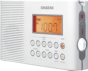 Sangean H201 Portable Waterproof Shower Radio Img