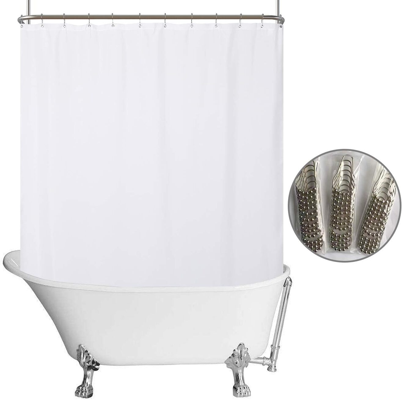 The-10-Best-Shower-Curtain-for-Clawfoot-Tub-TN