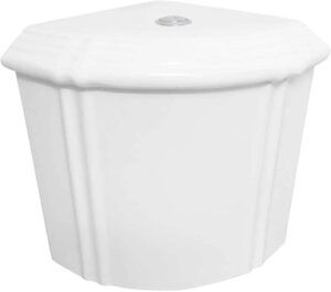 White Porcelain Elongated Space Saving Corner Toilet Img