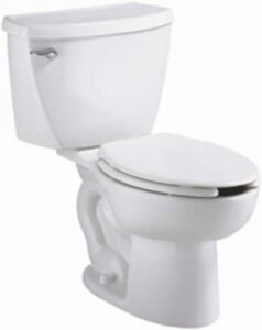 American Standard 2467.016.020 Cadet Right Height Elongated Pressure Assisted Two Piece Toilet Img