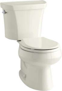 KOHLER K-3987-0 Wellworth Two-Piece Round-Front Dual-Flush Toilet Img