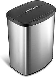 Nine Stars DZT-8-1c Infrared Touch-less Stainless Steel Trash Can Img