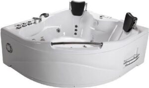 SD Recessed Tubs 2-Person Whirlpool Corner Bathtub Img