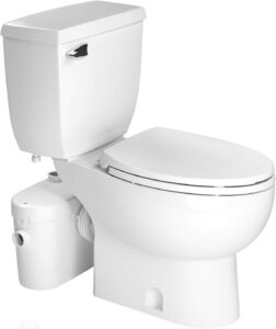 Saniflo Saniaccess 2 Upflush Macerator Pump + Round Toilet Kit Img