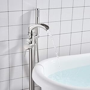 Senlesen Single Handle Freestanding Bathtub Faucet Img